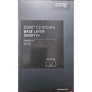 Gore Wear C3 Women Base Layer Shorty+ Padded Cycling Undershort Black 100016 XXS